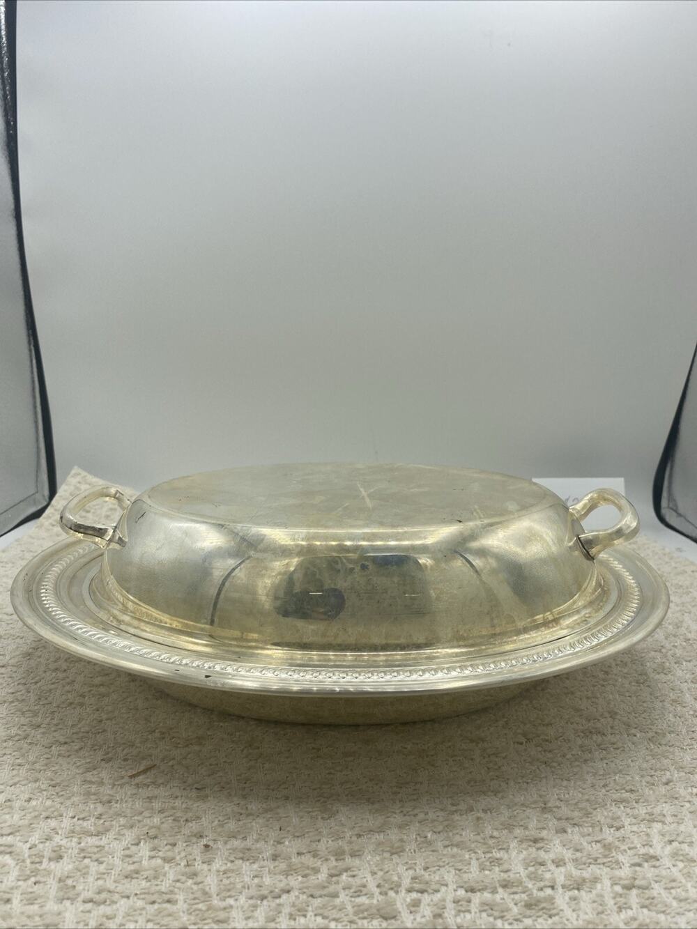 Vintage Silverplate FB Rogers Silver Co 1205 1883 Serving Dish with Lid